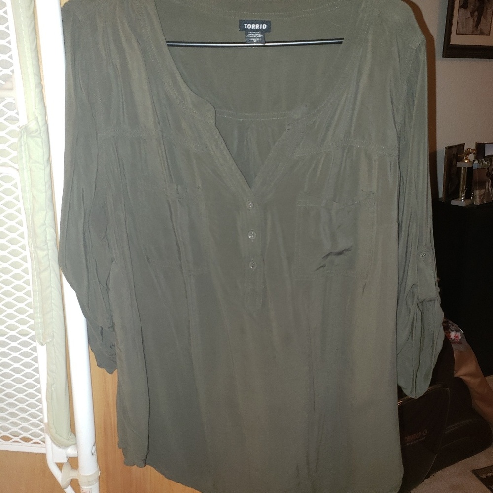 Torrid Flowy Blouse